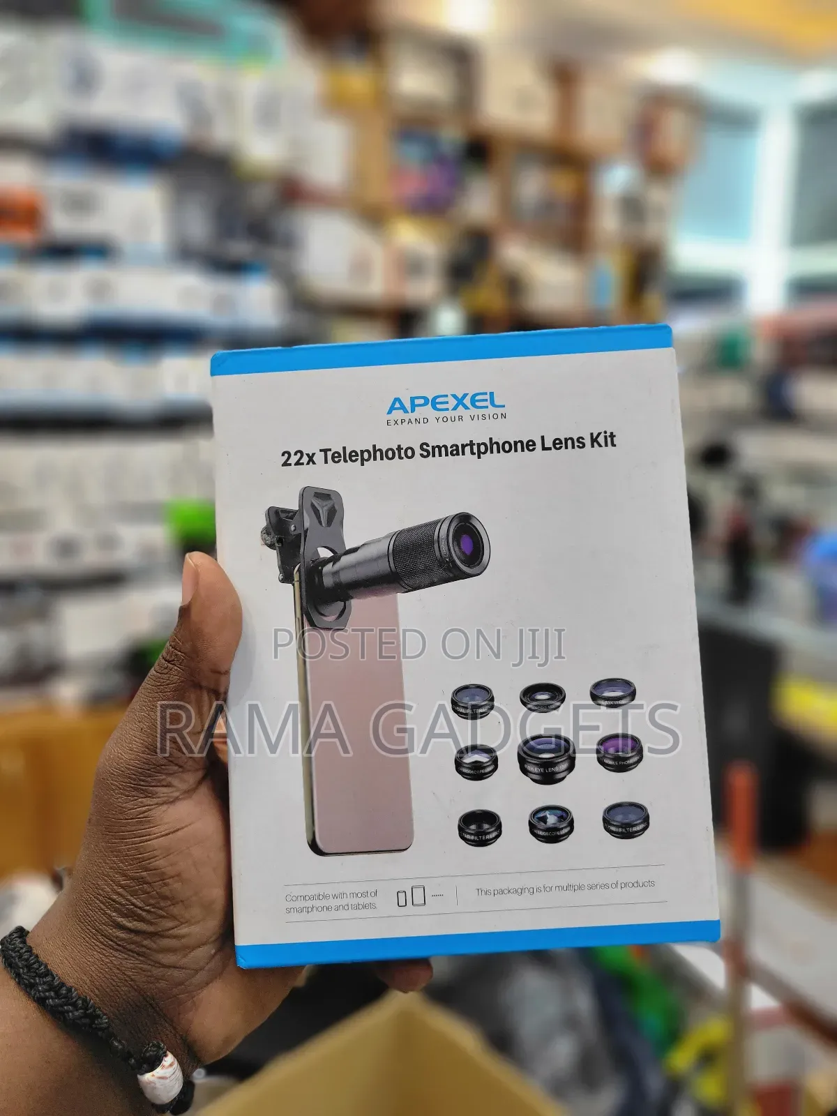 Apexel 22x Telephoto Smartphone Lens Kit,