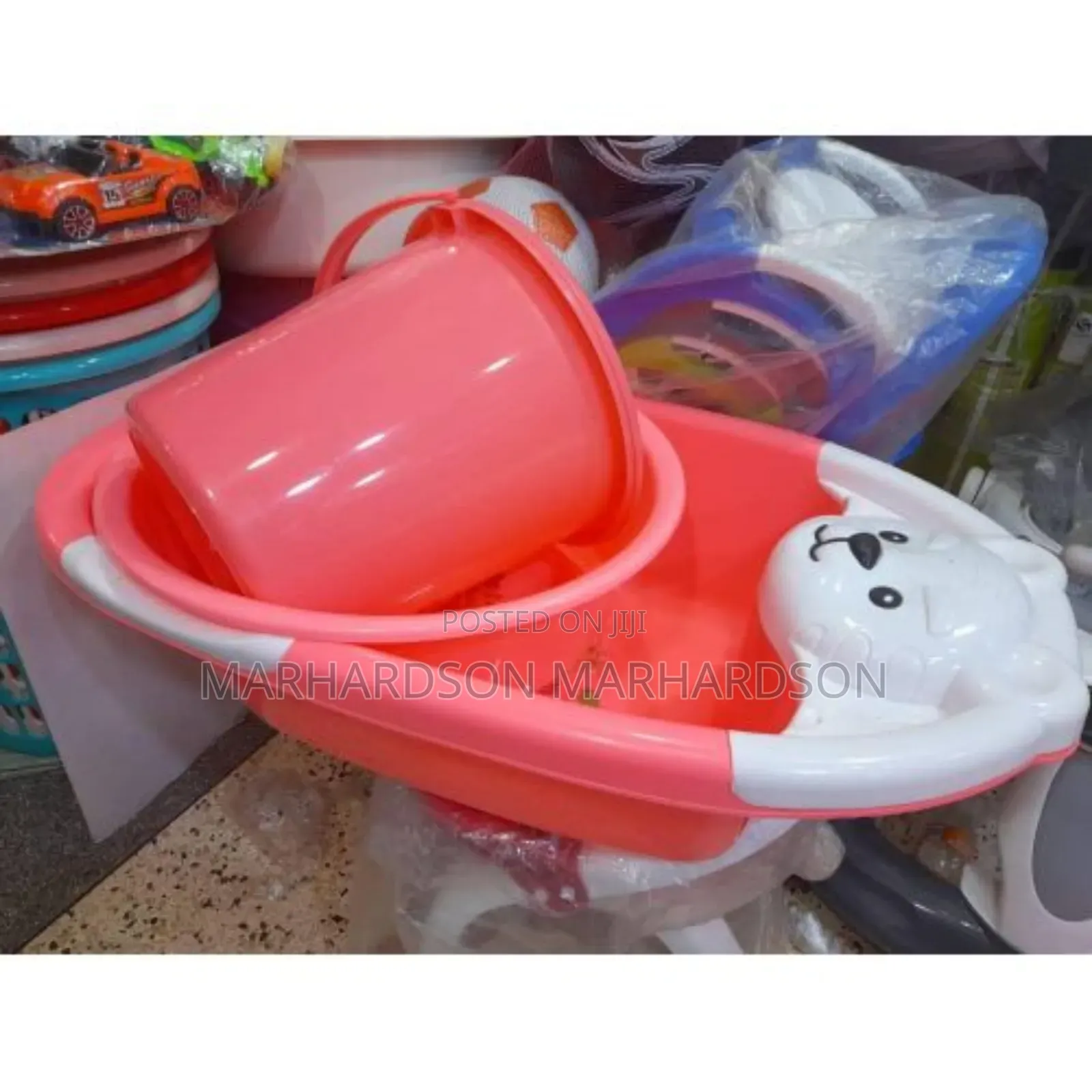 Baby Basin Set With Round Wash Basin and Backet