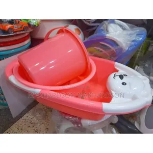 Baby Basin Set With Round Wash Basin and Backet