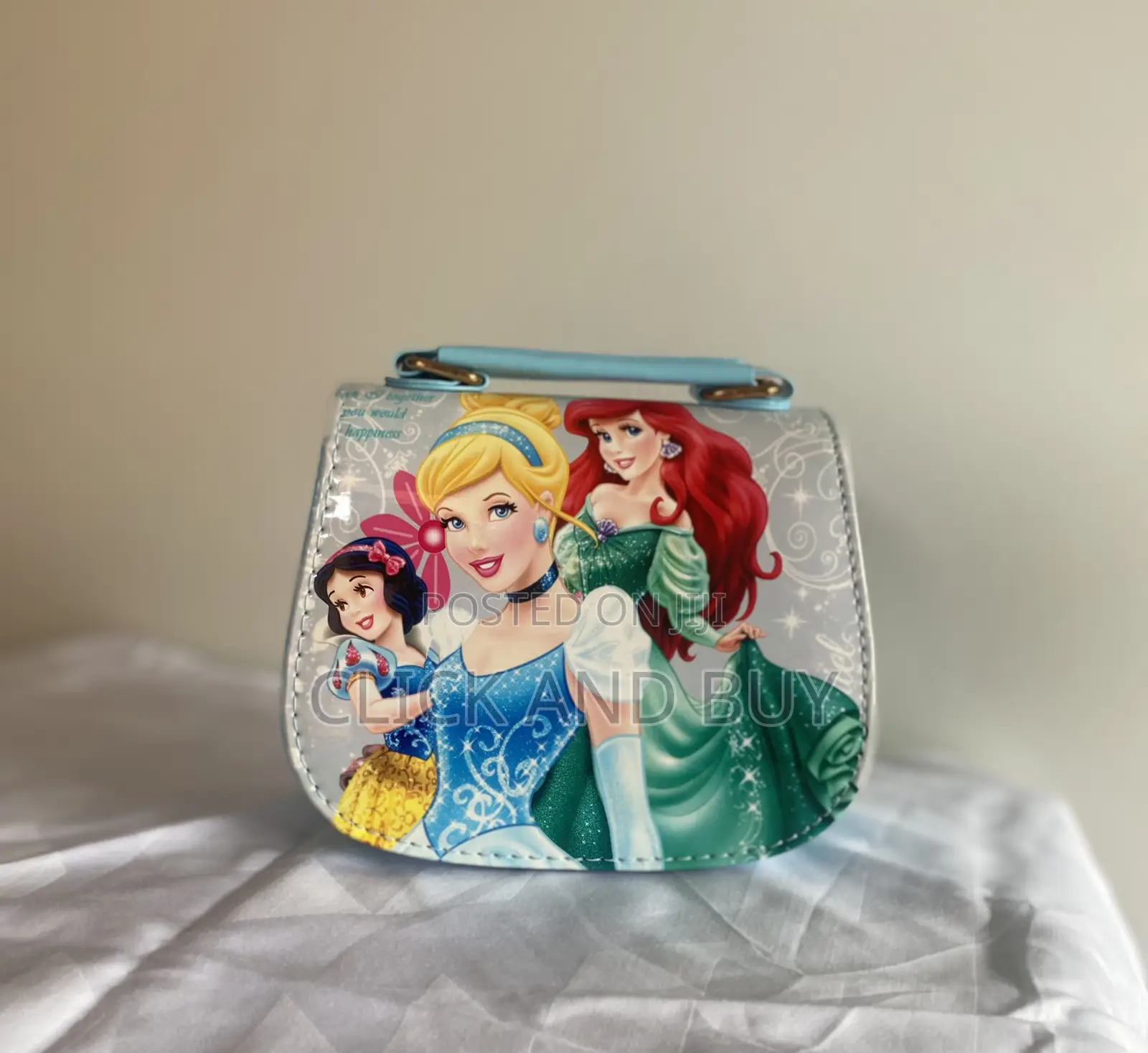 Disney Princess Crossbody Bag For Girls–Cinderella, Ariel Snow White