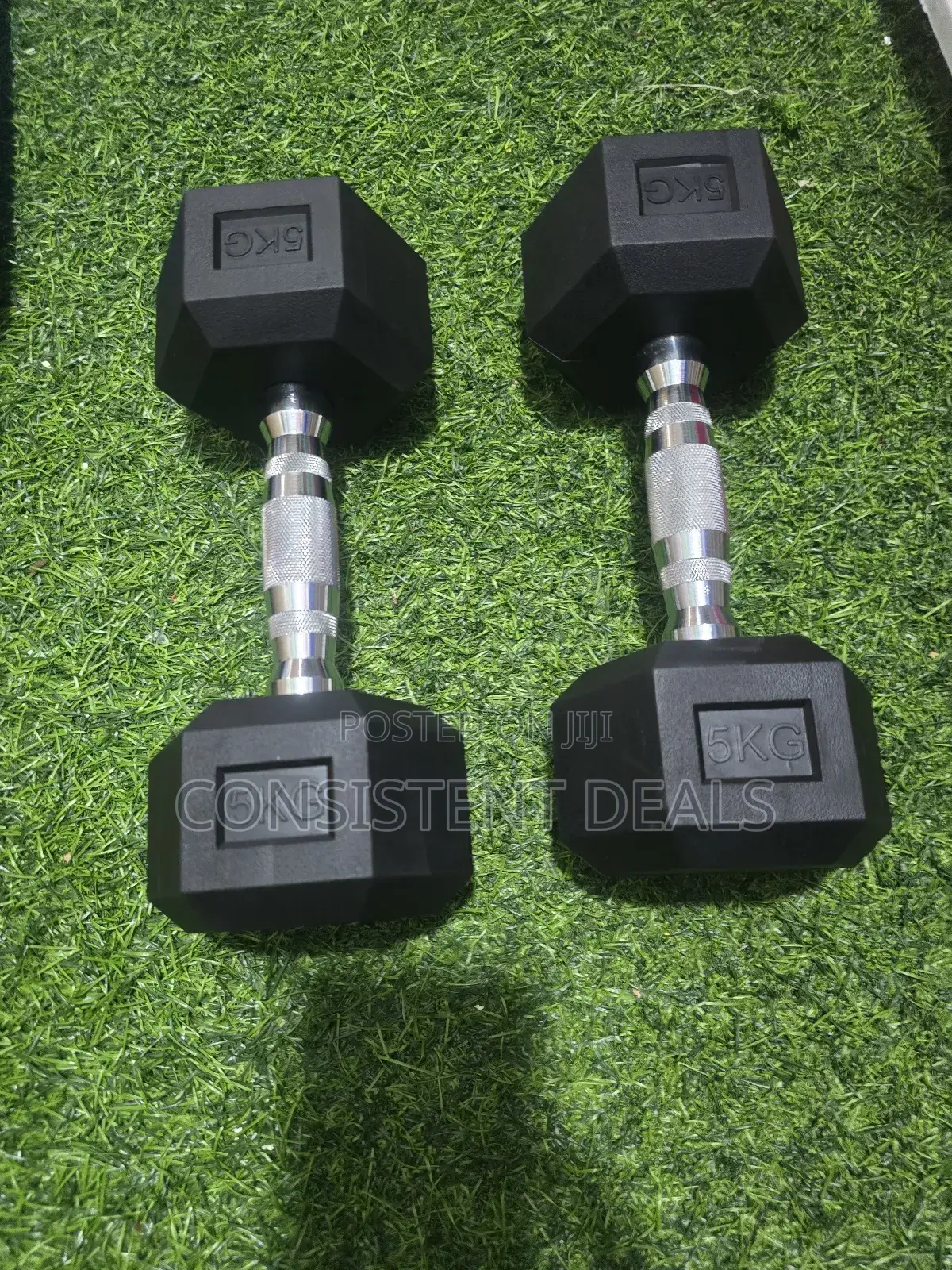 5kg Hex Dumbells (Pair)