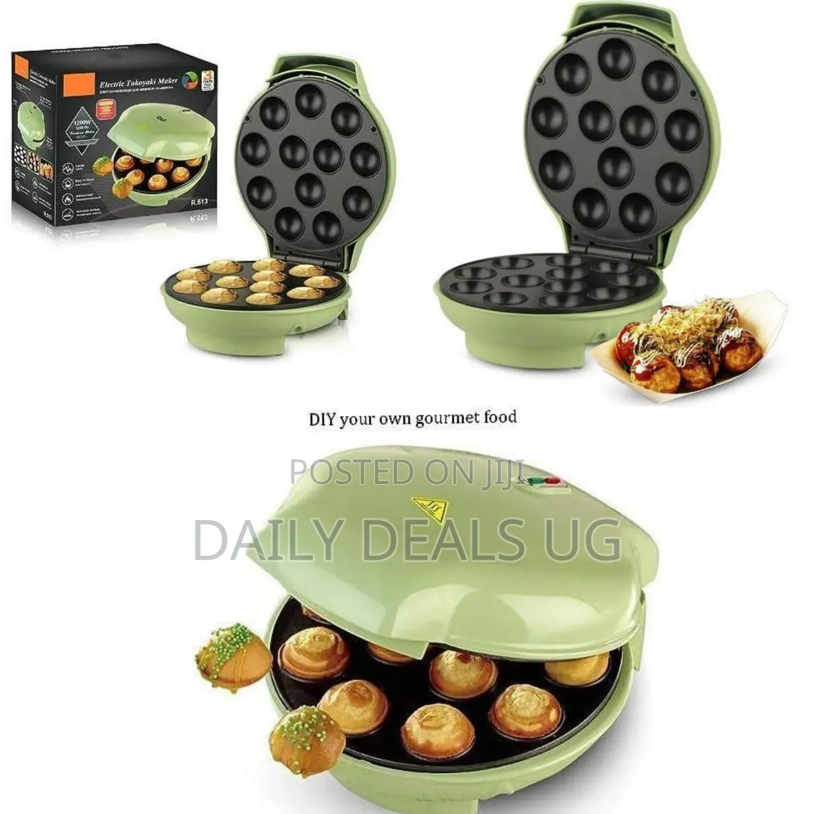 Raf Electric Takoyaki Maker - Multicolor