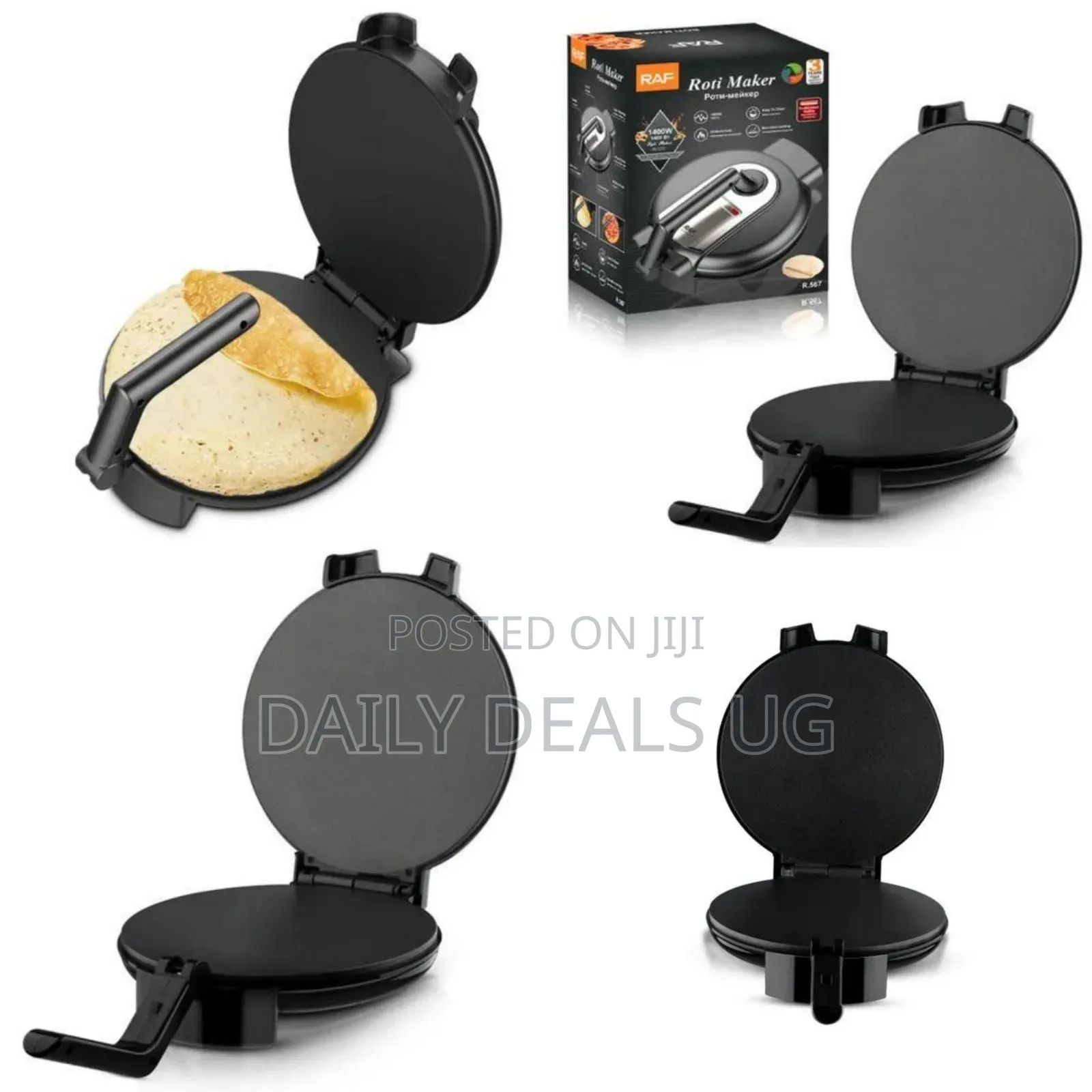 Raf Non-Stick Electric Crepe Tortilla Maker