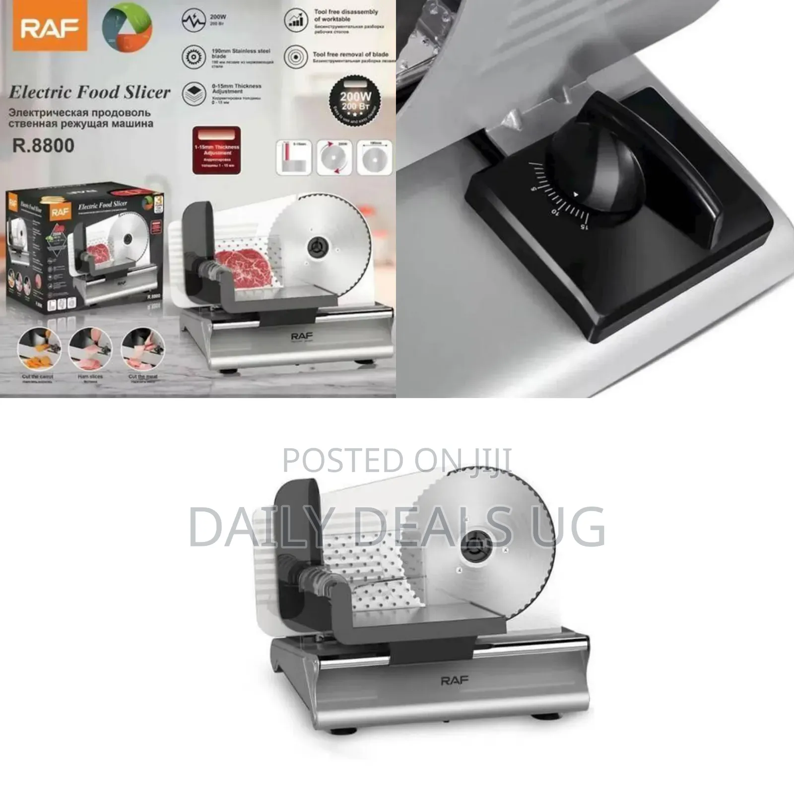 Raf Electric Food Slicer - Multicolor