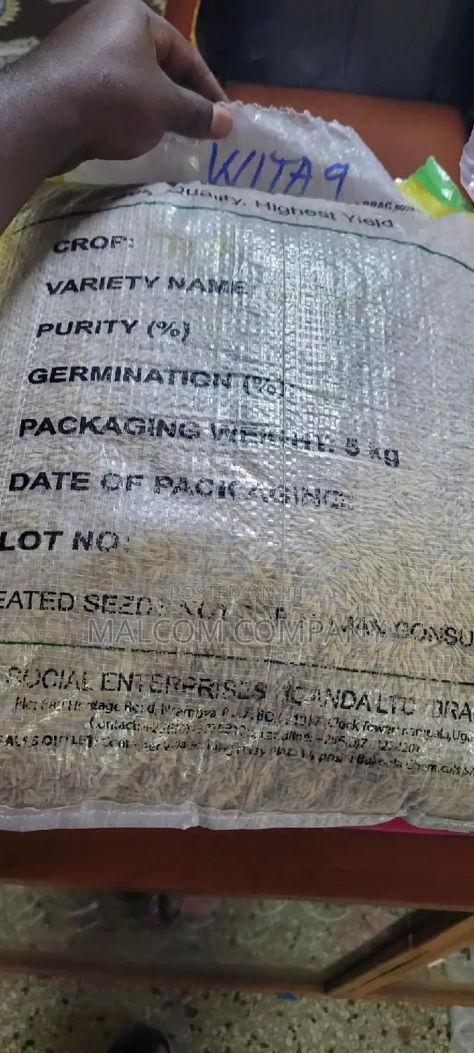 Low Land Rice Seeds - Wita 9 10kg/Acre