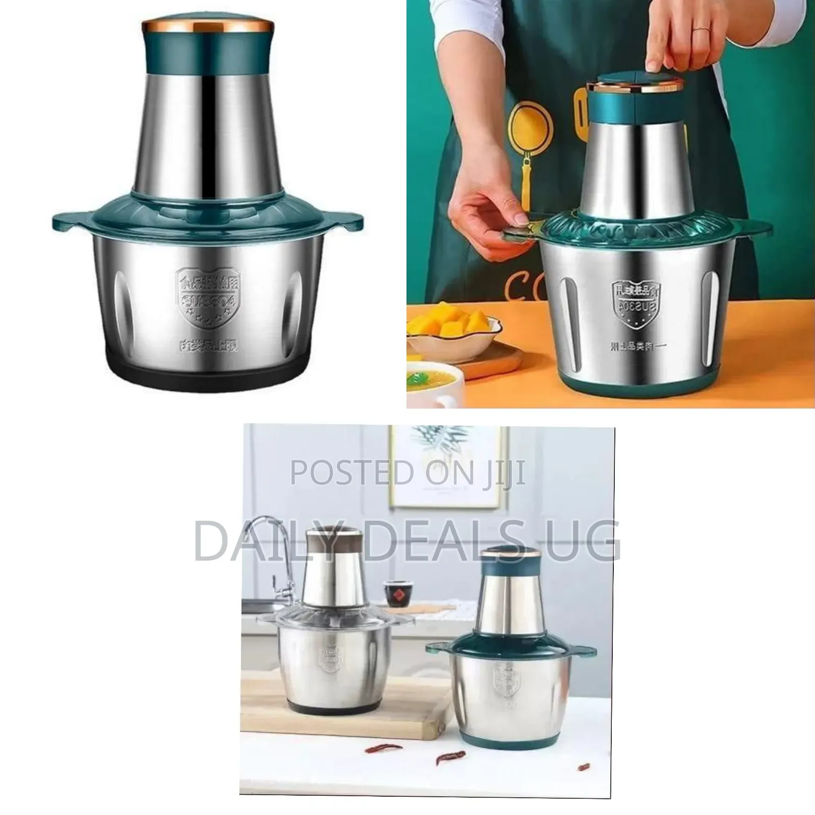 Hoffmans Professional Stainless Steel Electric Food Processor