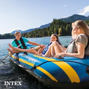 Intex Challenger 3 Inflatable Boat For 3 People