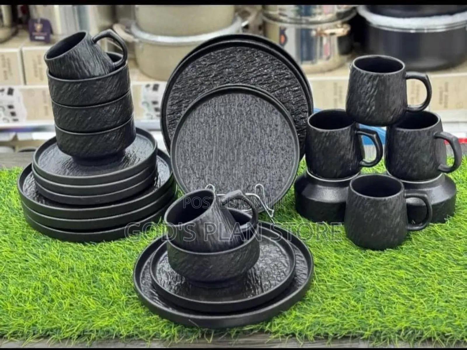 24pieces Dinner Set of 6cups ,6 Dinner Plates, 6bowls ,6 Side Plates