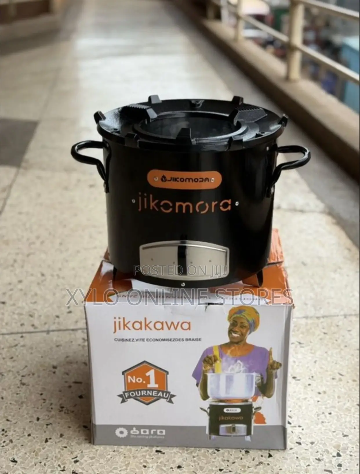 A Jikomora Charcoal Stove