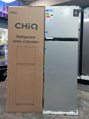 Chiq 220litres Double Door Fridge