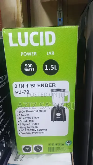 Lucid 2 in 1 Blender Model Pj 79 500 Watts 1.5leter