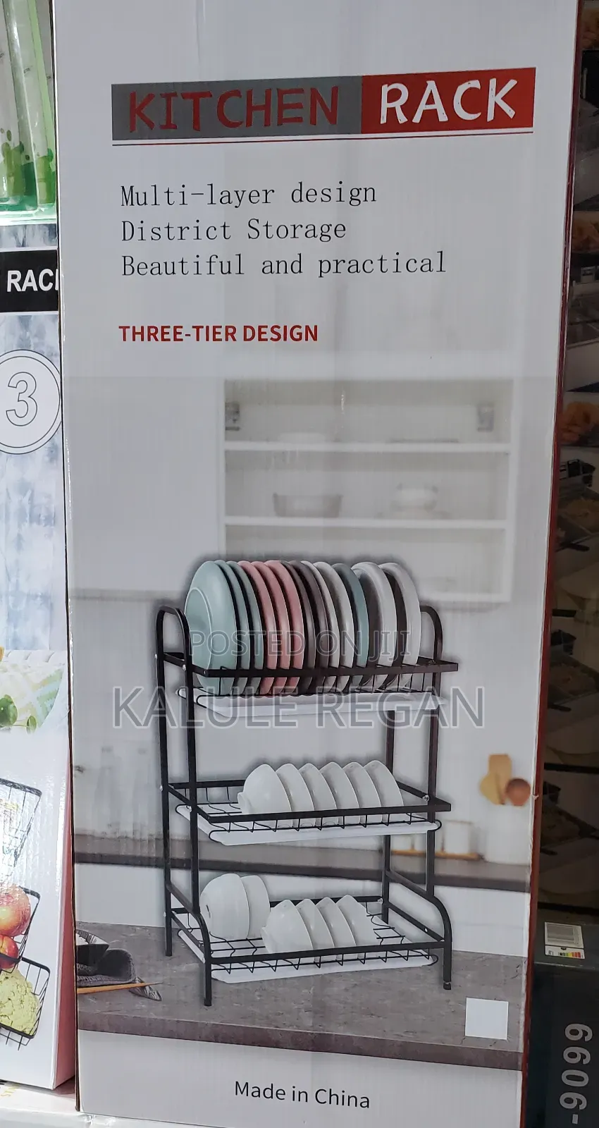 Strong 3-Trier Dish Drying Rack