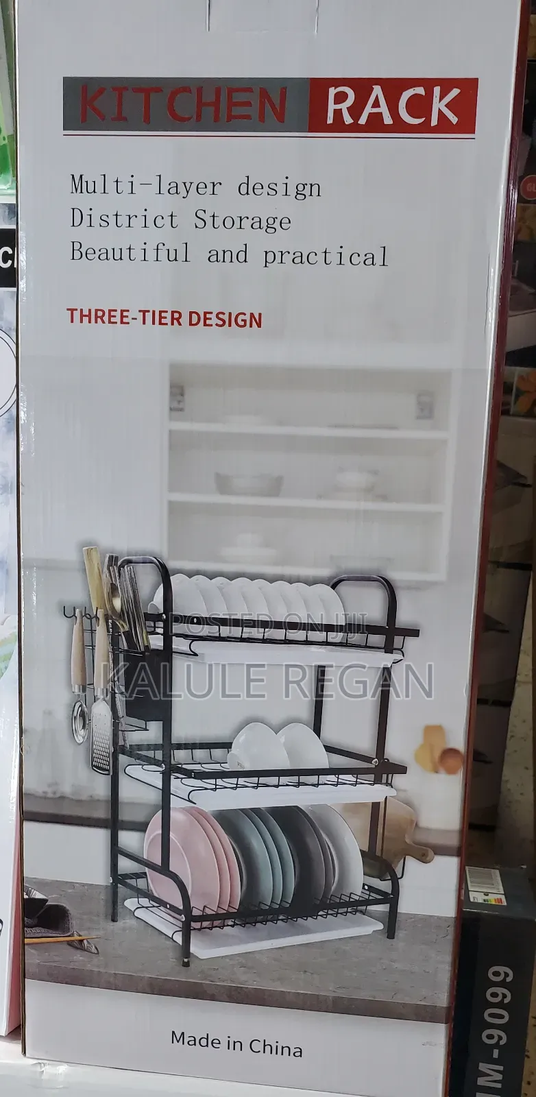 Strong 3-Trier Dish Drying Rack