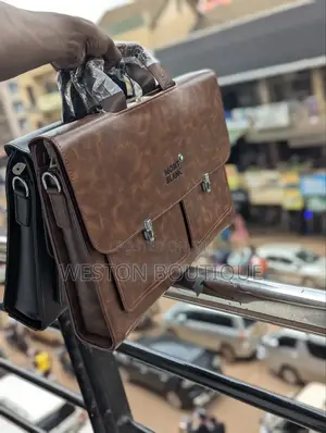 Montblanc Leather Business Laptop Bag
