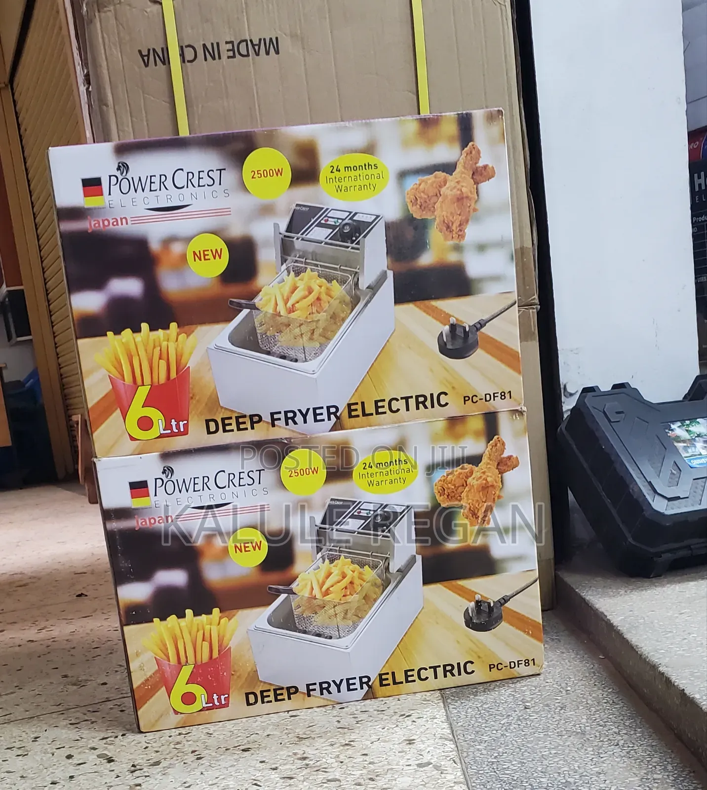 Single Commercial Deep Fryer, 6litres - Silver