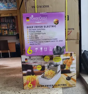 Single Commercial Deep Fryer, 6litres - Silver