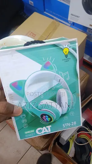 Led Lights Wireless Headphones Hello Kitty For Kids,