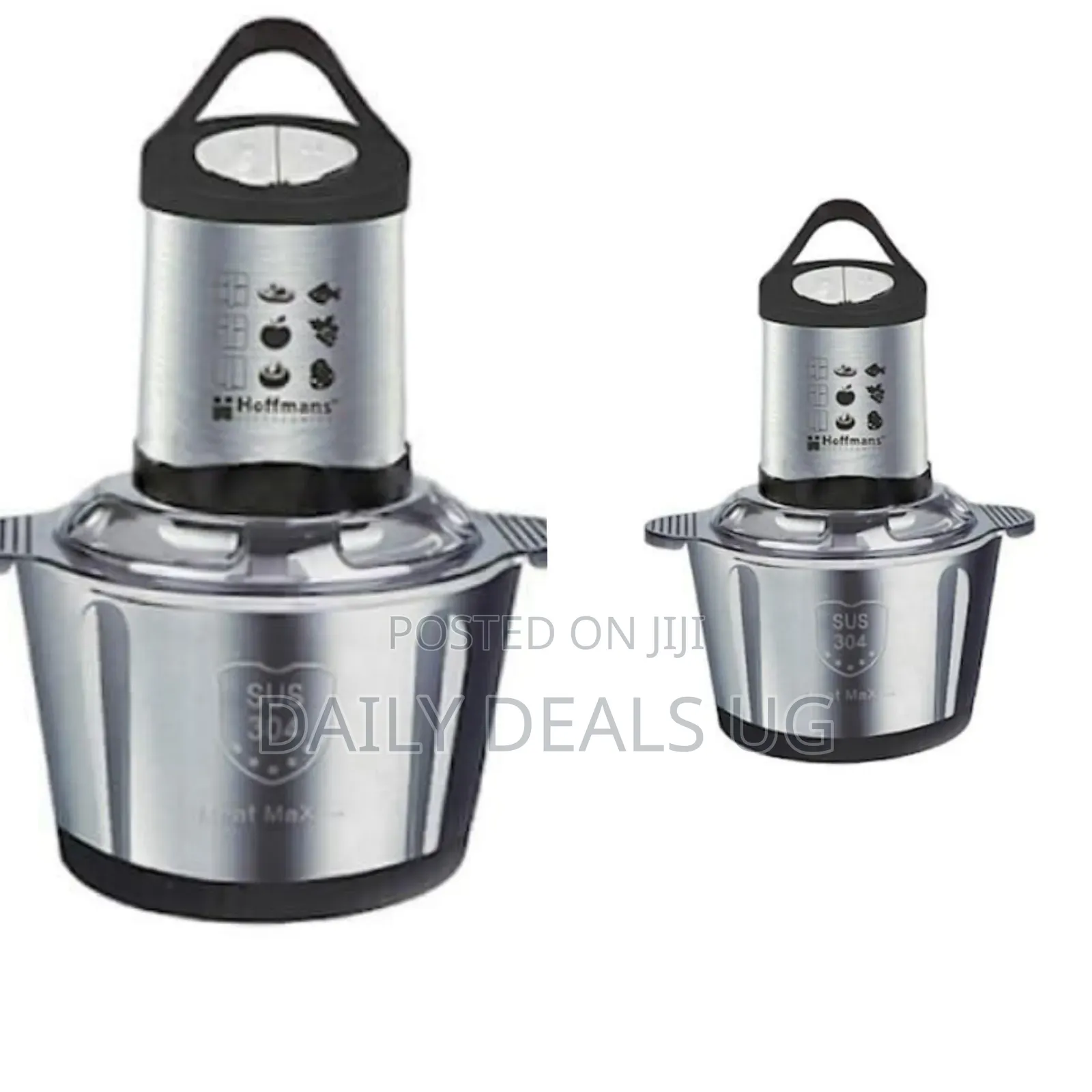 Hoffmans Professional Stainless Steel Electric Food Chopper and Meat