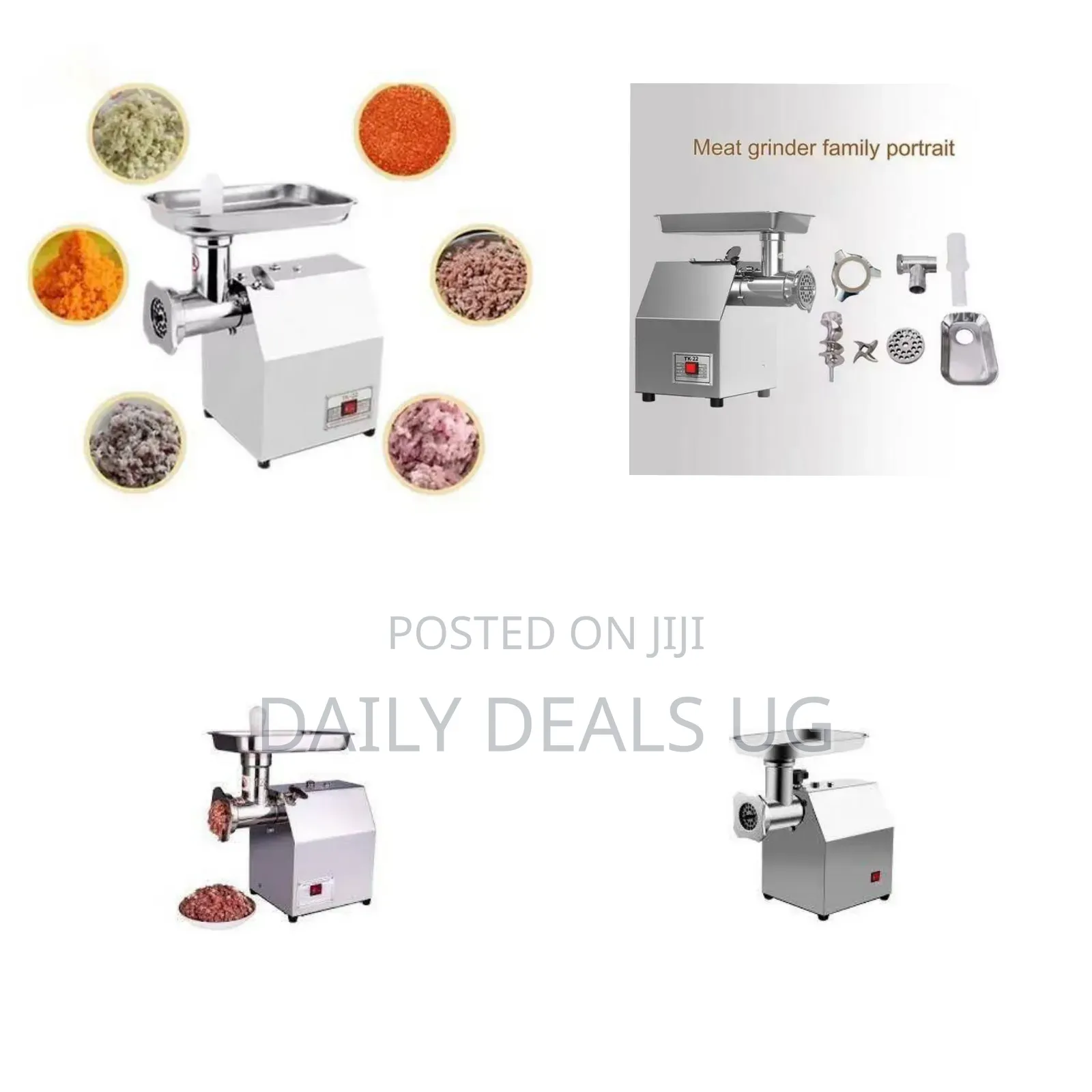 Electro Master Heavy-Duty Commercial Electric Meat Grinder
