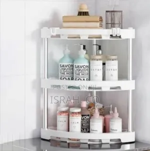Two-tier Rotating Kitchen And Pantry Organizer Rack