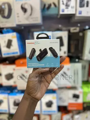 Porodo Blue Professional Dual Wireless Microphone