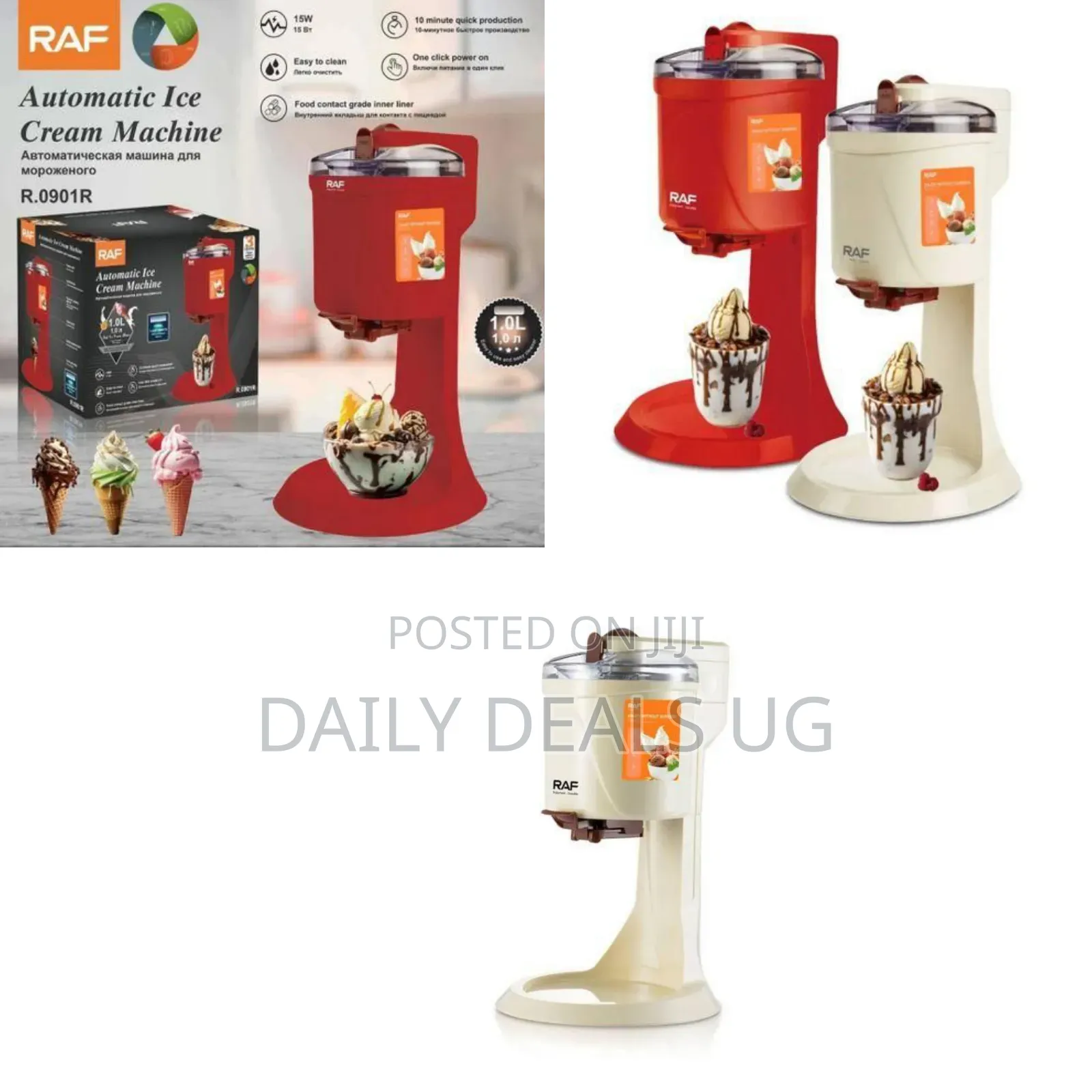 Raf Home Soft Serve Ice Cream / Dessert Maker