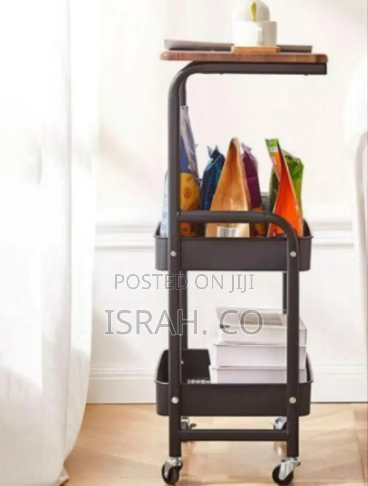 3-Tier Rolling Utility Cart