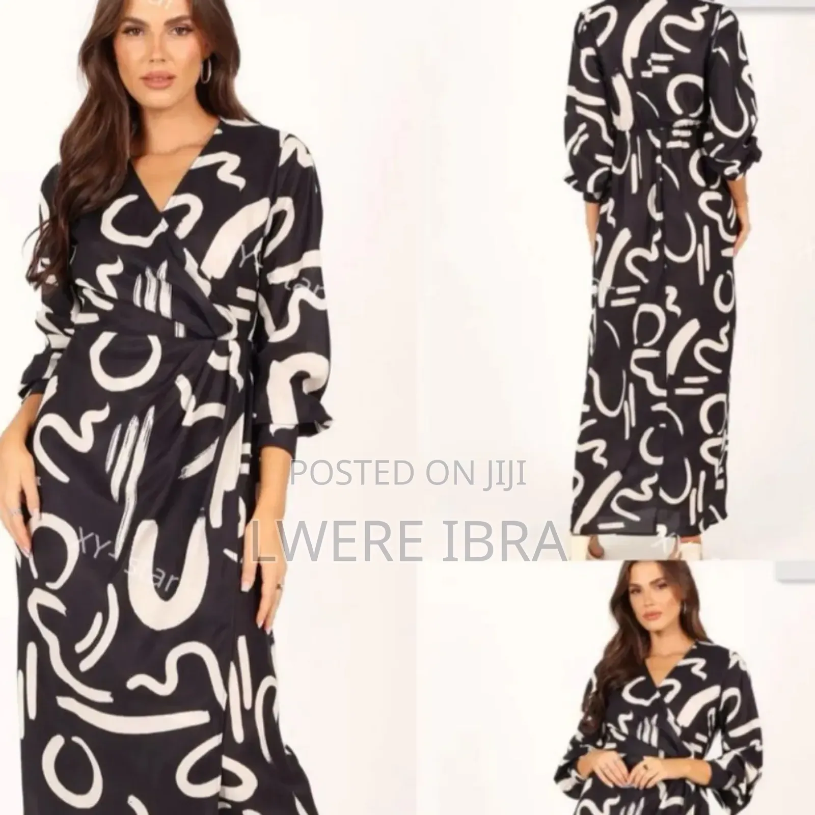 Mixed Black Satin Party Dresses for Ladies