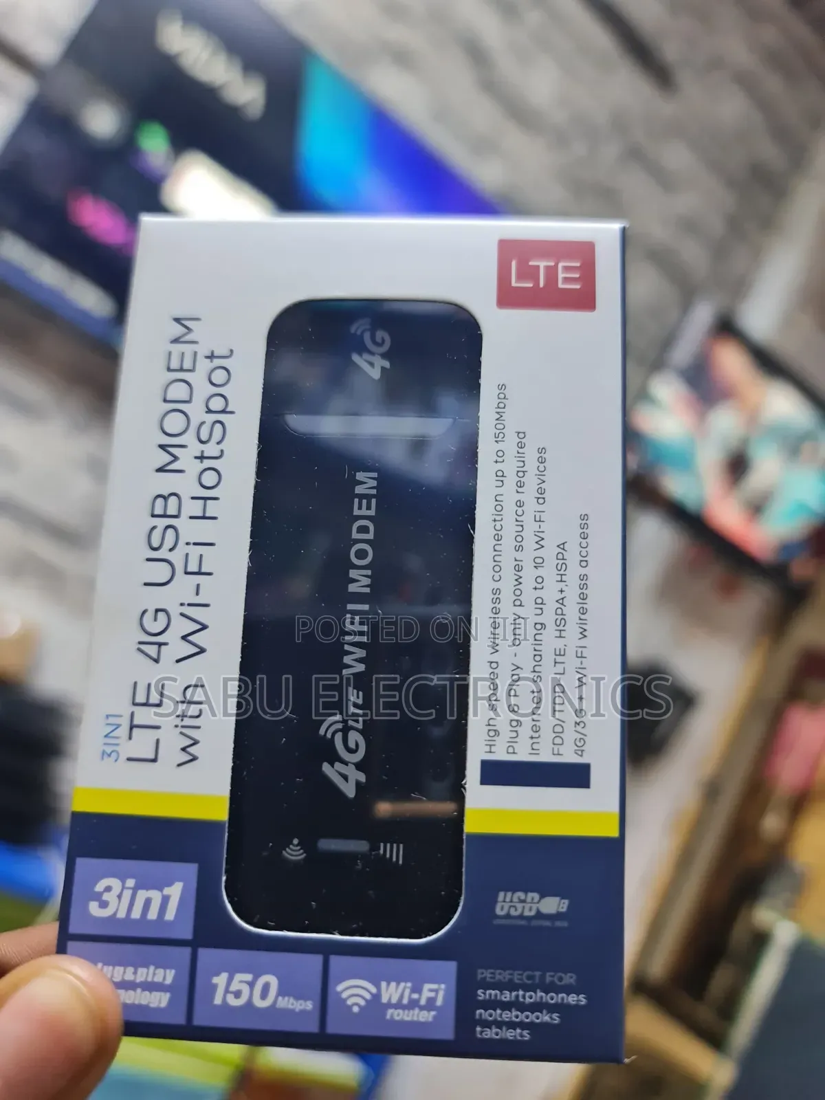 Best Price! 4g Lte Usb Modem With Wifi Hotspot – 150mbps