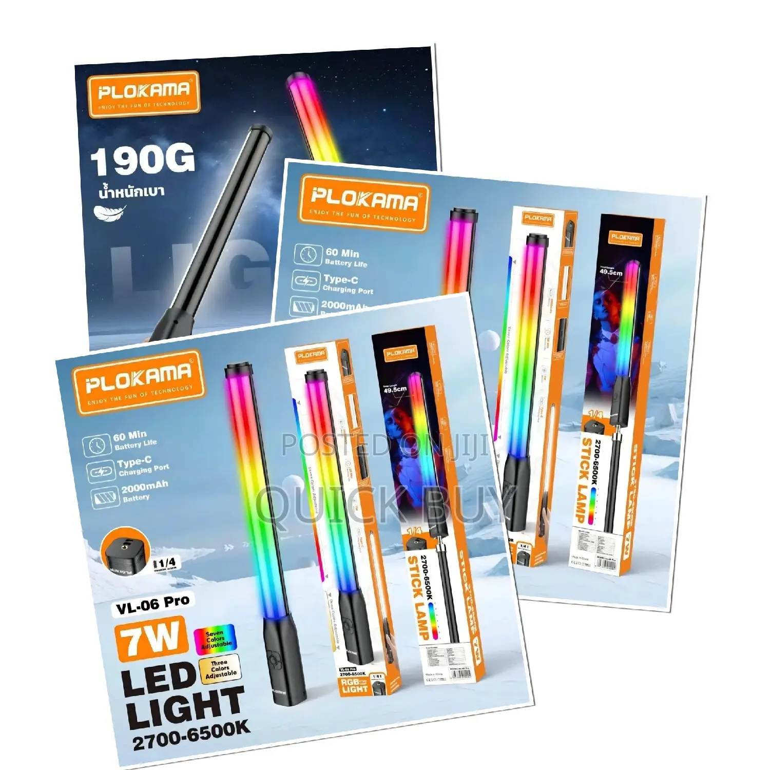 Plokama Vl06 Pro Rgb Light Stick