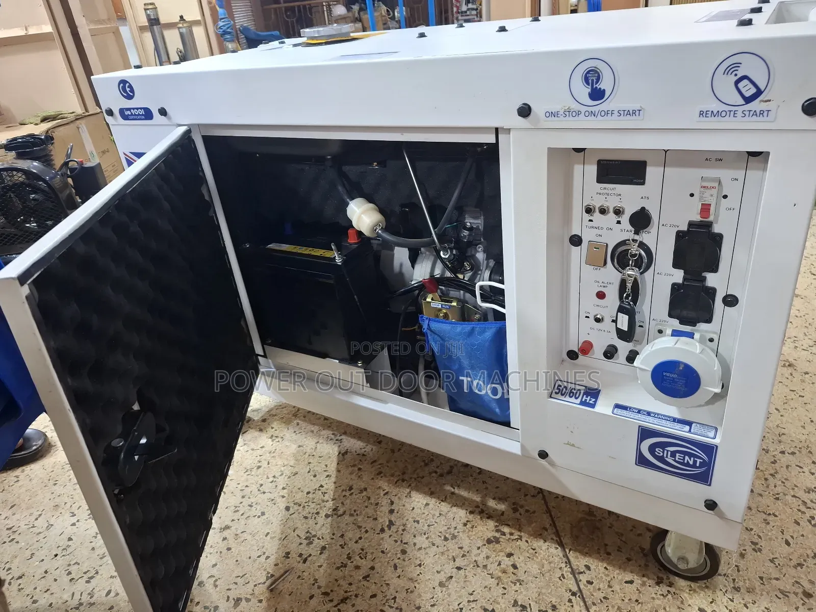 10kva Perkins Diesel Remote Start Silent Generator