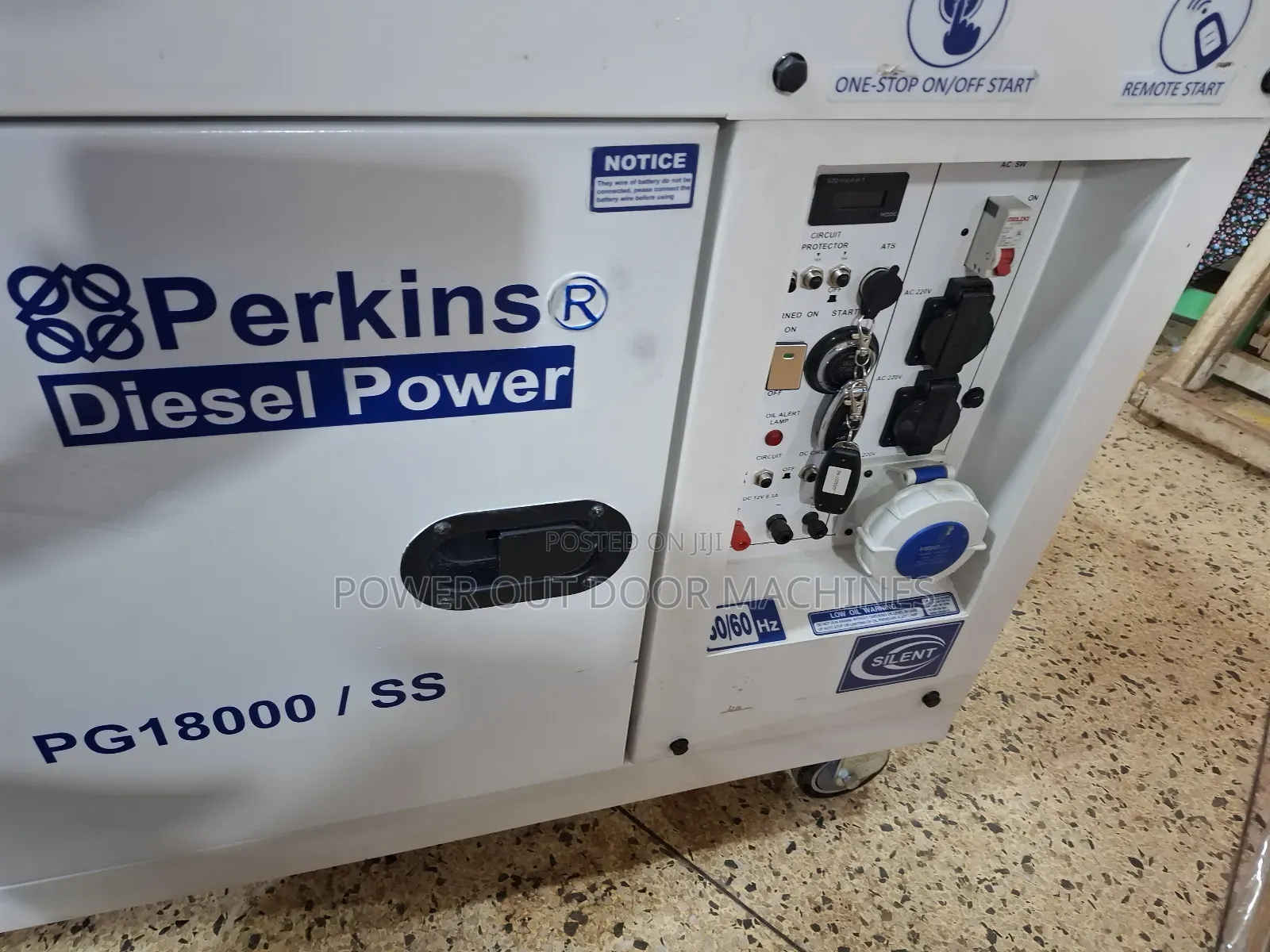 10kva Perkins Diesel Remote Start Silent Generator