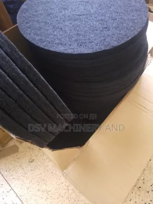 Black Floor Terrazzo Scrubbing Pads 17 Inches