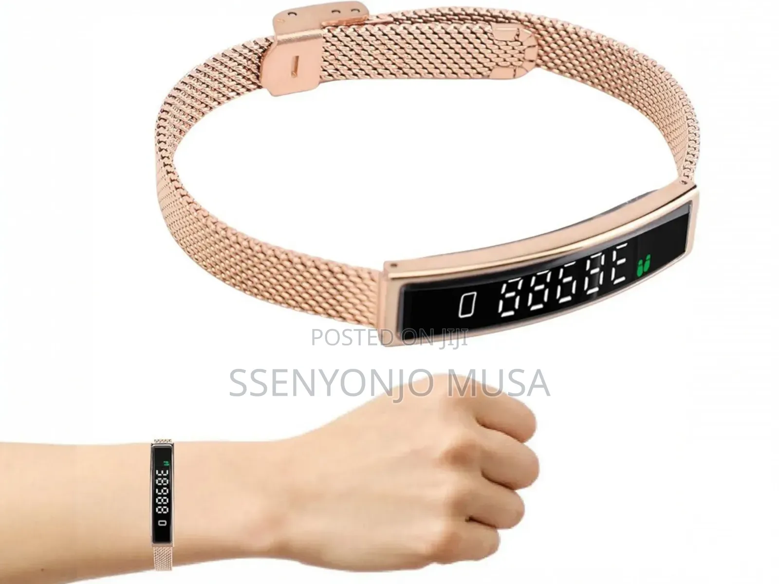 Smart Fitness Bracelet With Heart Monitor – Waterproof for Men Women