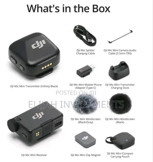 Dji Mic Mini 400m Wireless Lavalier Microphone