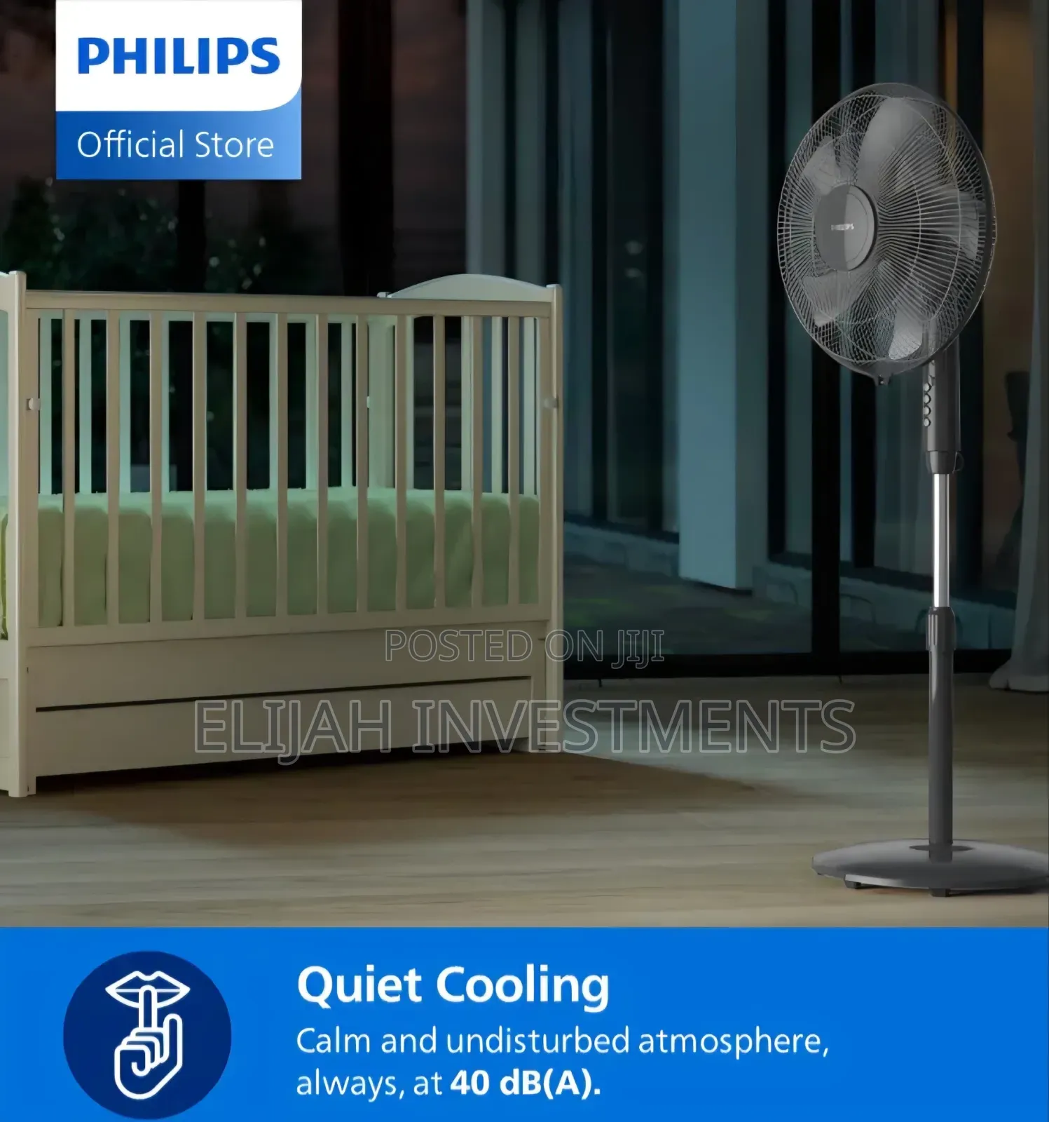 Philips Series 600 Pedestal Fan, Model Acp620/01.