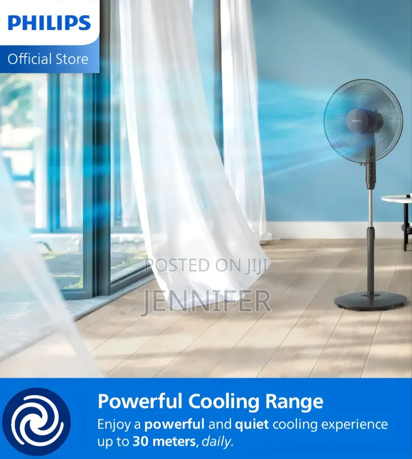 Philips Series 600 Pedestal Fan, Model Acp620/01.