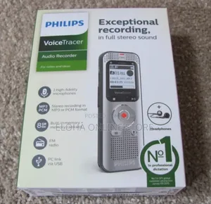 Philips Audio Recorder With Exceptional Recording in Full Stereo Sound