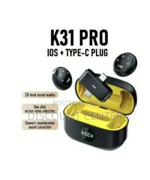Collar Clip Button Microphone Apple and Type C