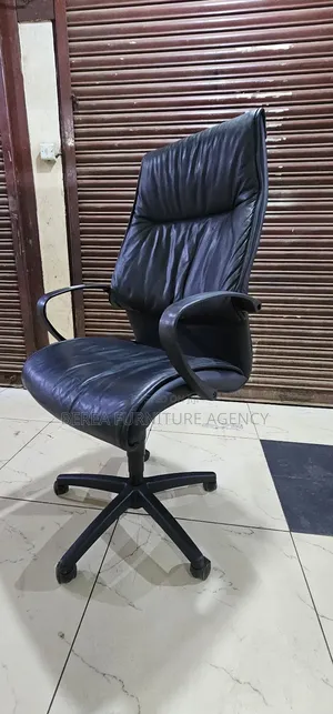 Hard Leather Malaysian Office Chair
