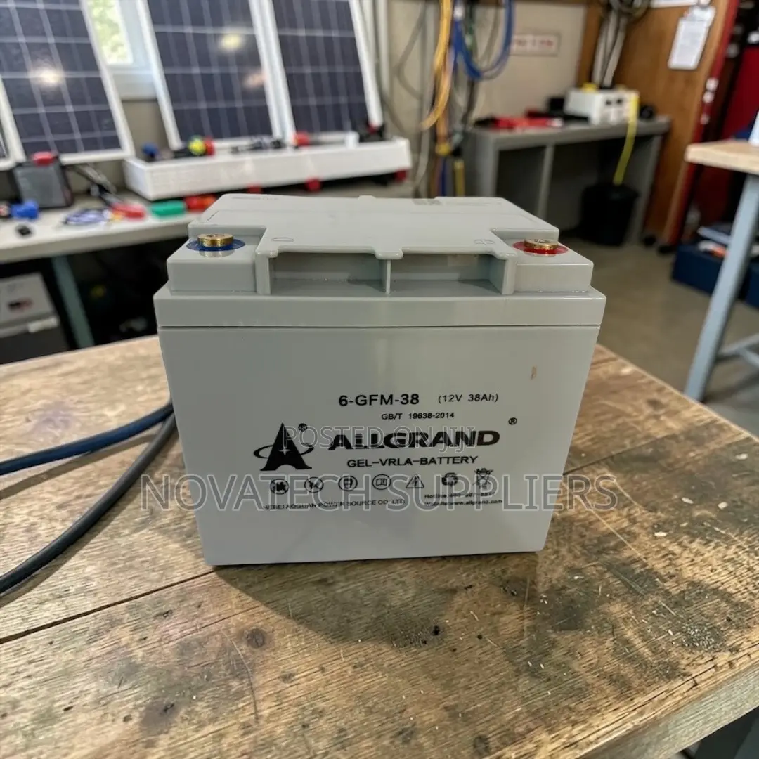 Allgrand 38ah 12v Pure Gel Solar Battery
