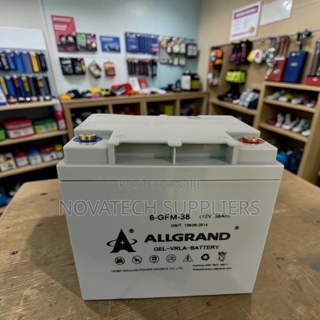 Allgrand 38ah 12v Maintenance-Free Gel Battery