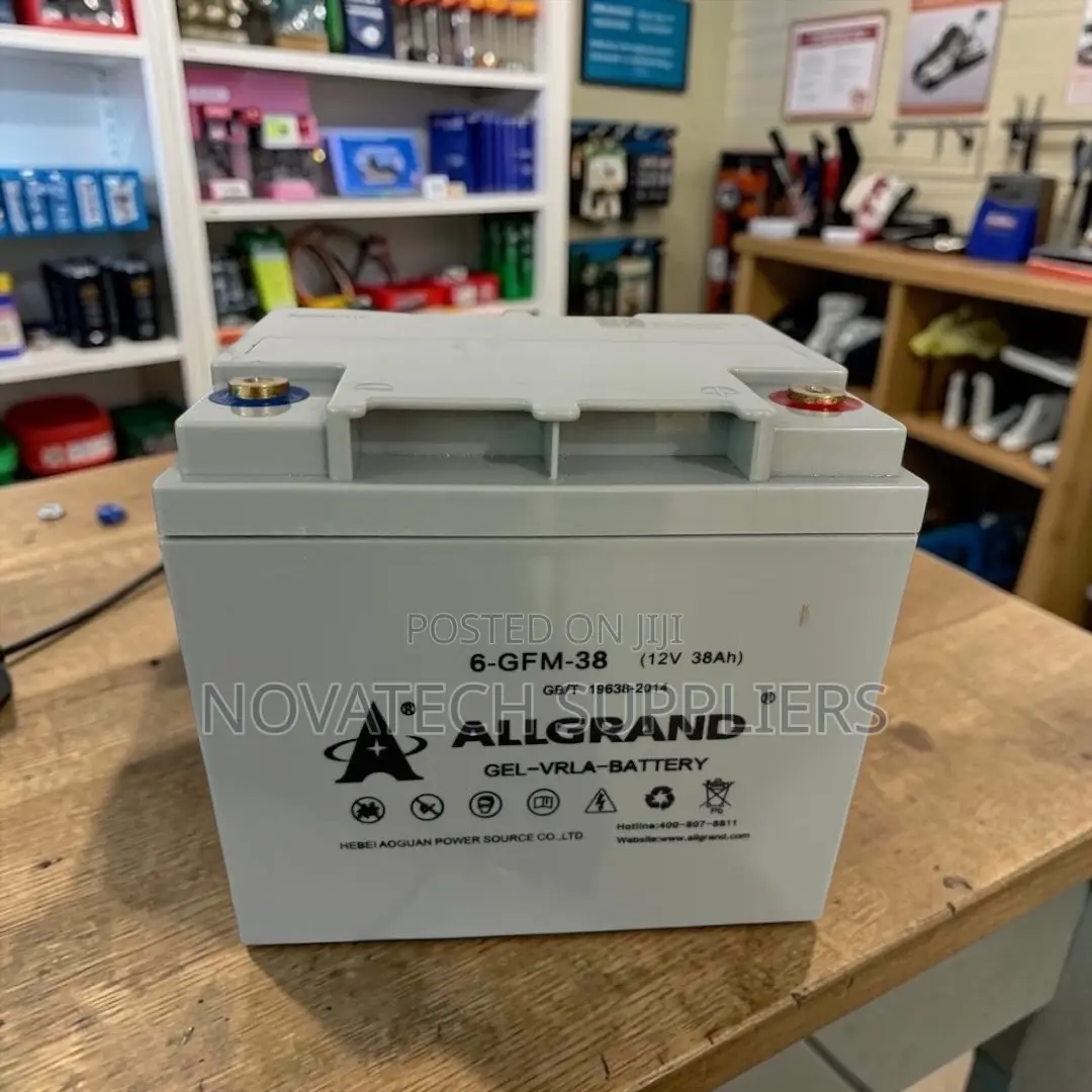 38ah 12v Allgrand Solar Backup Gel Battery