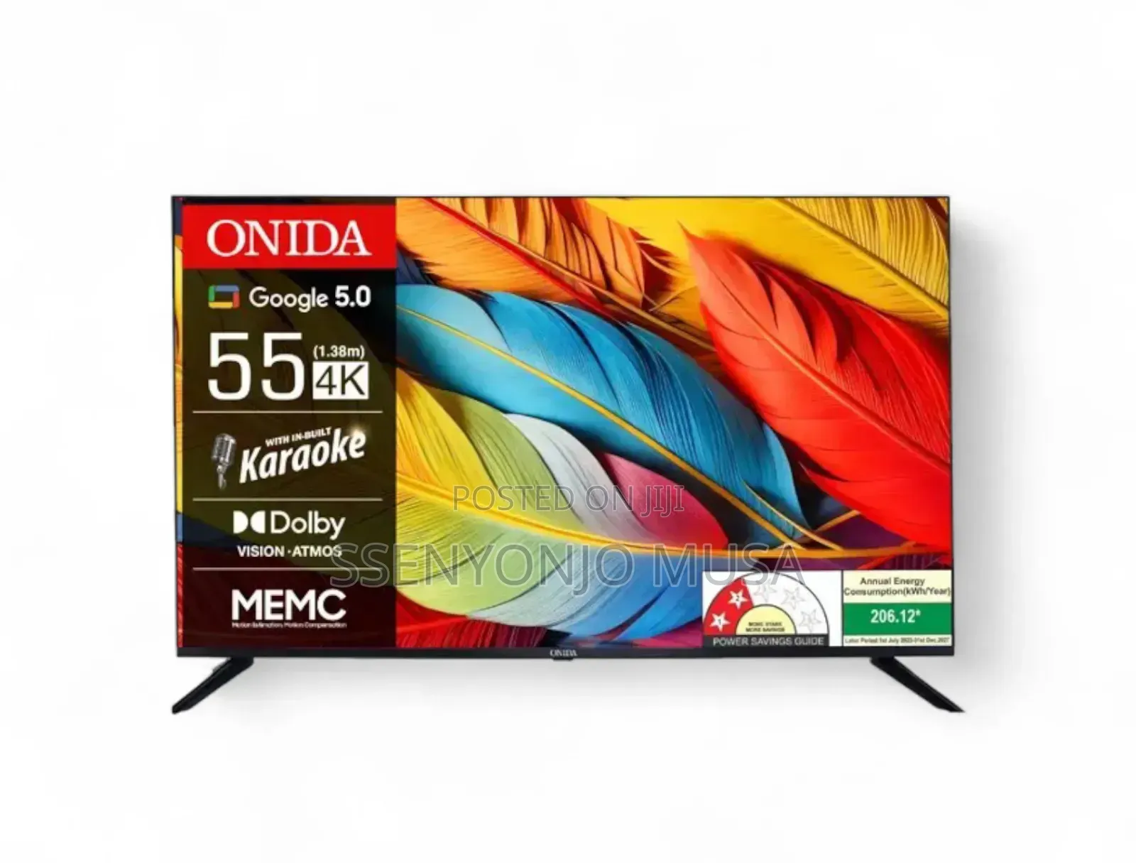 Onida 55inchs Uhd Android Tv-quad Core Processor, Real Ips