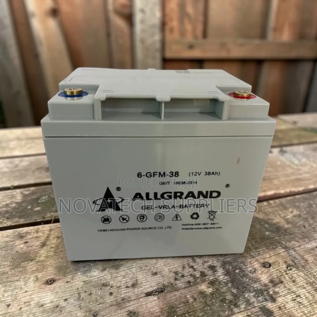 Allgrand 12v 38ah Pure Gel Inverter Battery
