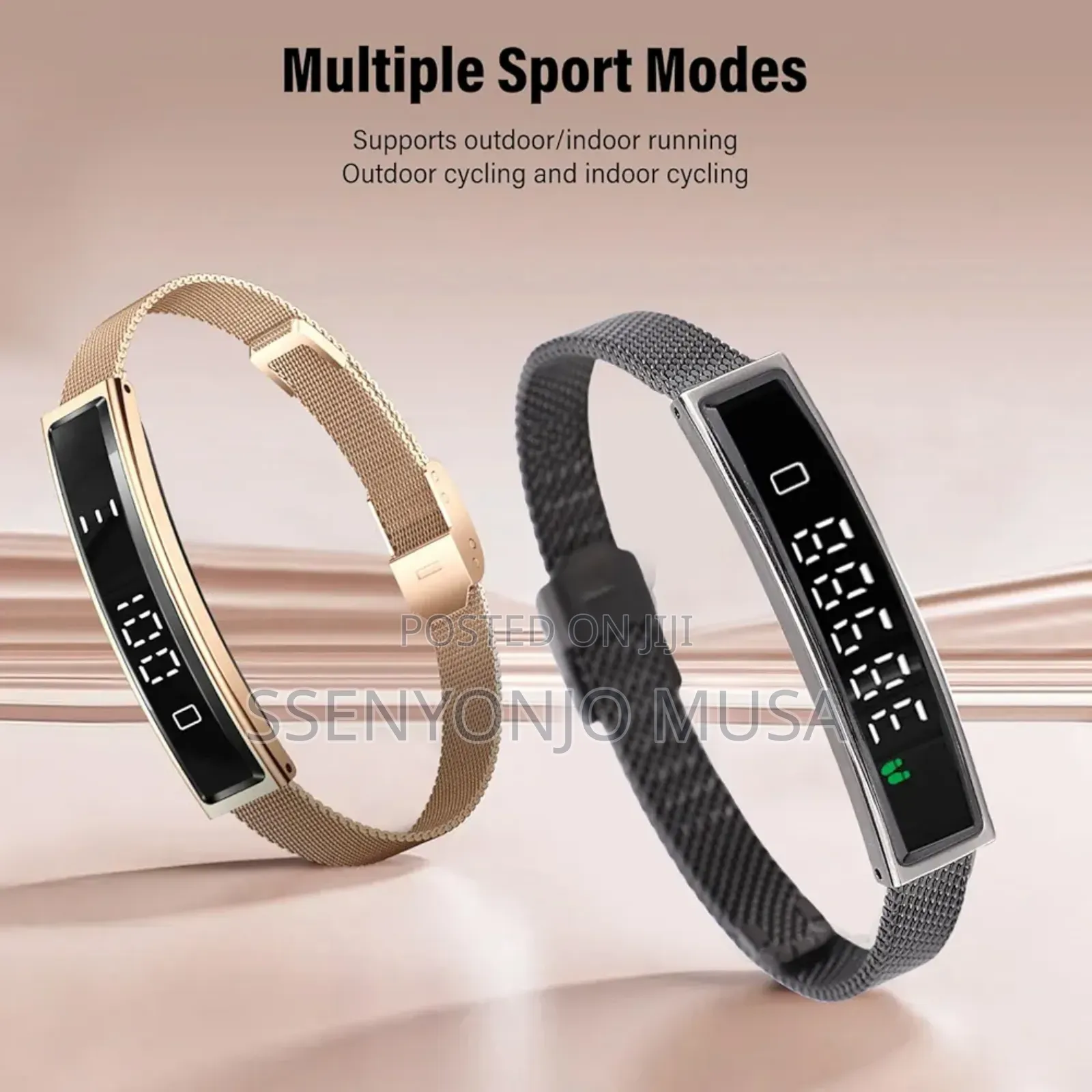 Smart Fitness Bracelet With Heart Monitor – Waterproof for Men Women