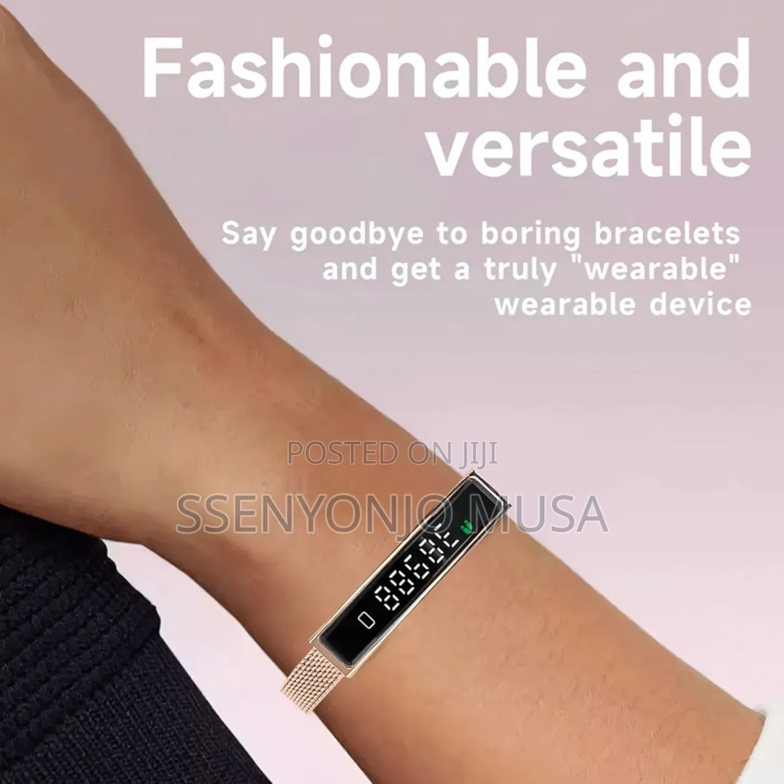 Smart Fitness Bracelet With Heart Monitor – Waterproof for Men Women