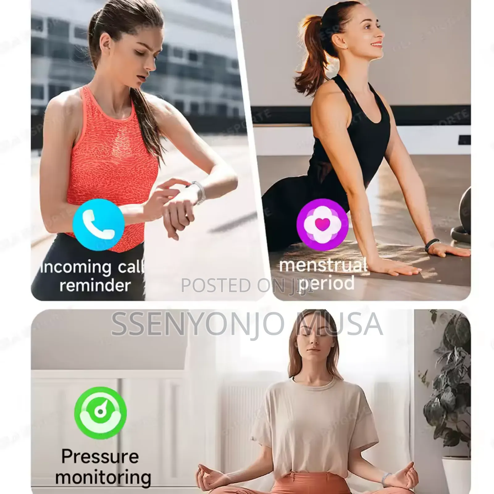 Smart Fitness Bracelet With Heart Monitor – Waterproof for Men Women
