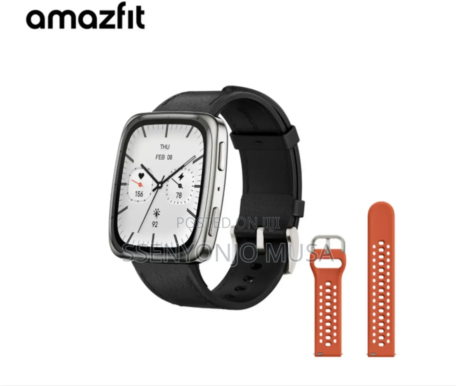 Amazfit Active 2 Square Smartwatch With Gps, Heart Sleep Monitor