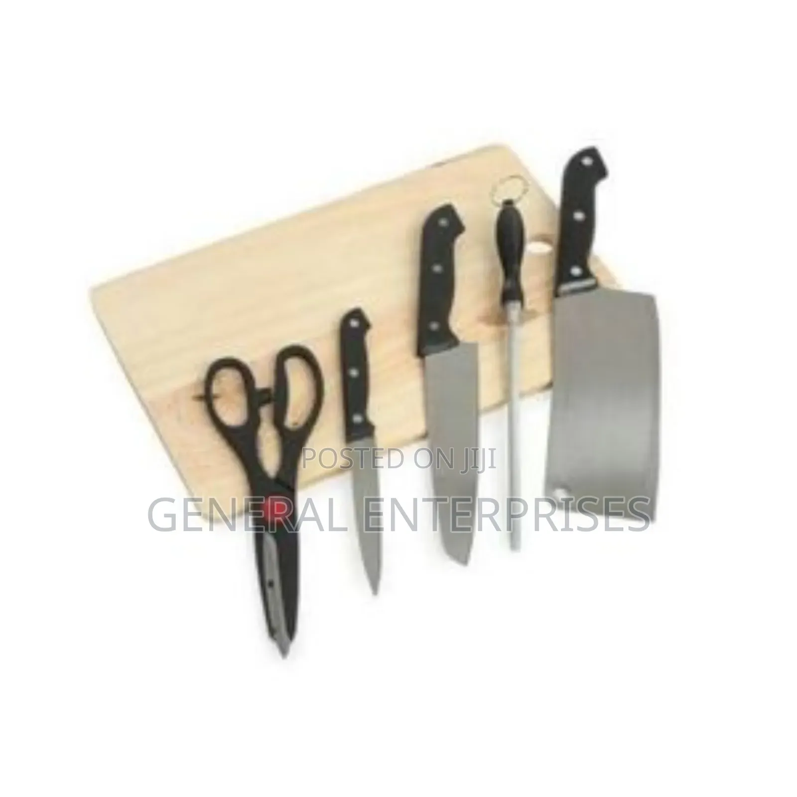 Birdy Knife Scissor Set With a Chopping Boar